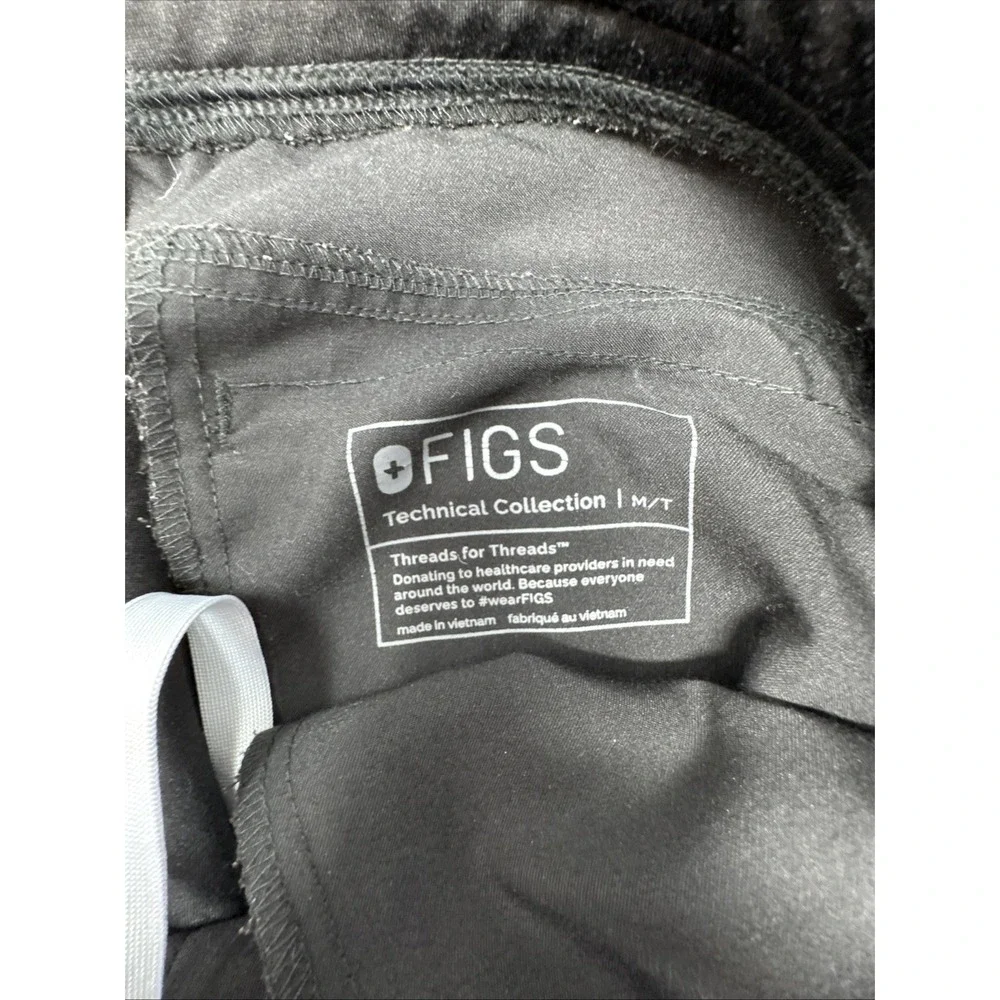 Figs Technical Axim Collection Men Cargo Scrub‎ Pant T2001 Black Medium TALL M